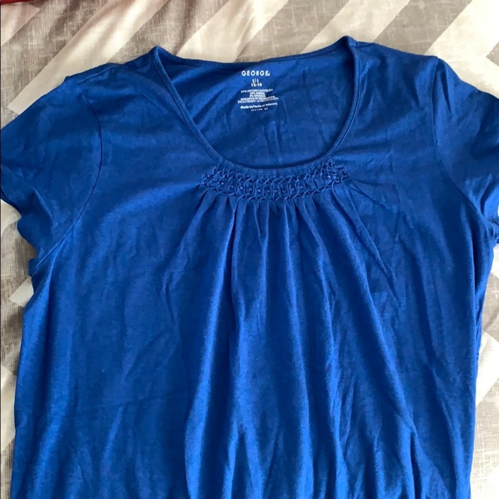 Blue shirt!